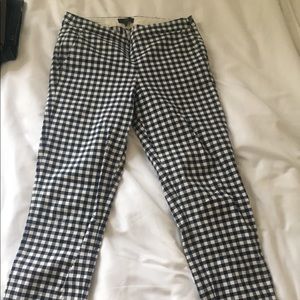 J. Crew Gingham Pants
